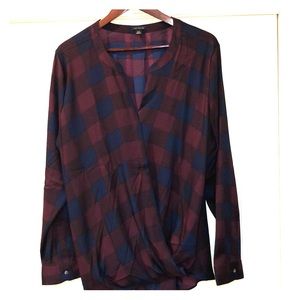 Ann Taylor wrap blouse